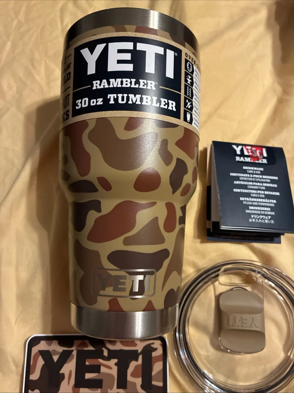 Yeti 30 oz camo/camouflage rambler tumbler cup